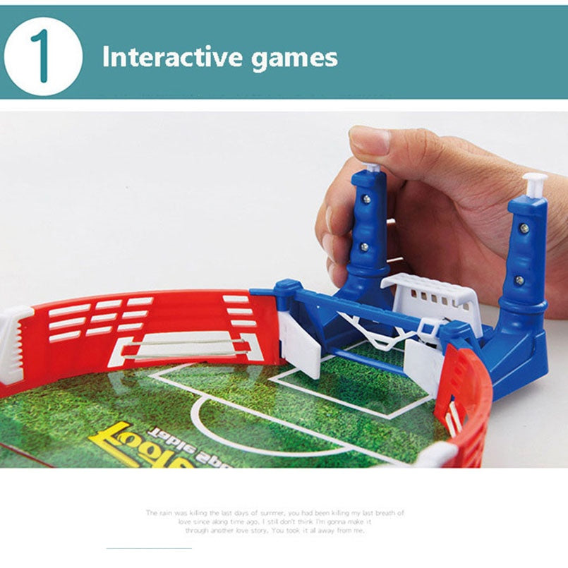 Mini Football Board Match Game Kit Tabletop Soccer