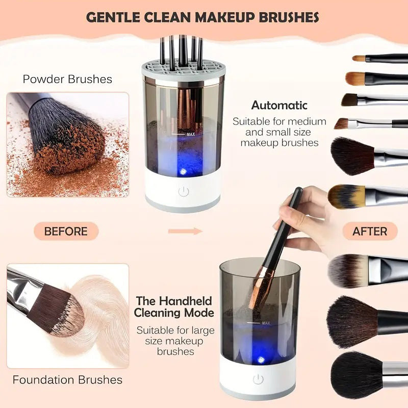 Makeup Brush Cleaner Automatic Rotating