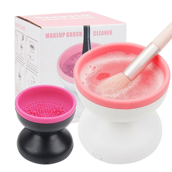 Electric Makeup Brush Cleaner Machine Portable Automatic USB C