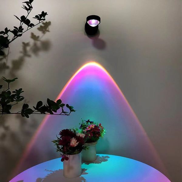 Rechargeable Sunset Red Wall Lamp