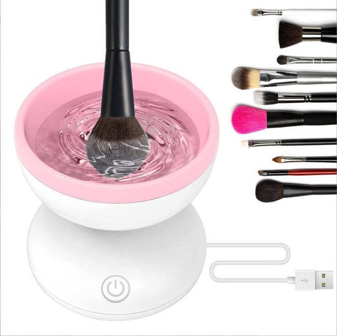 Electric Makeup Brush Cleaner Machine Portable Automatic USB C