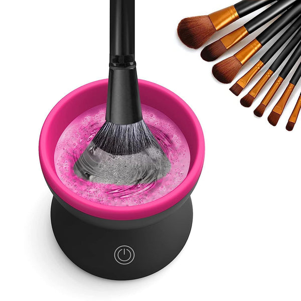 Electric Makeup Brush Cleaner Machine Portable Automatic USB C