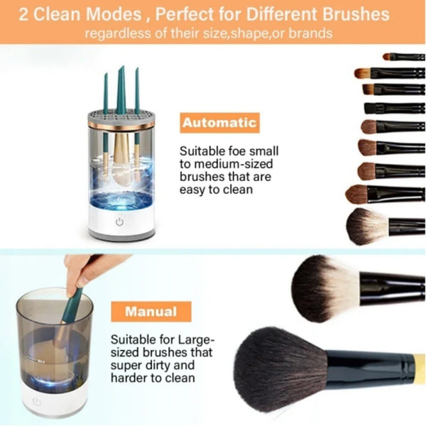 Makeup Brush Cleaner Automatic Rotating