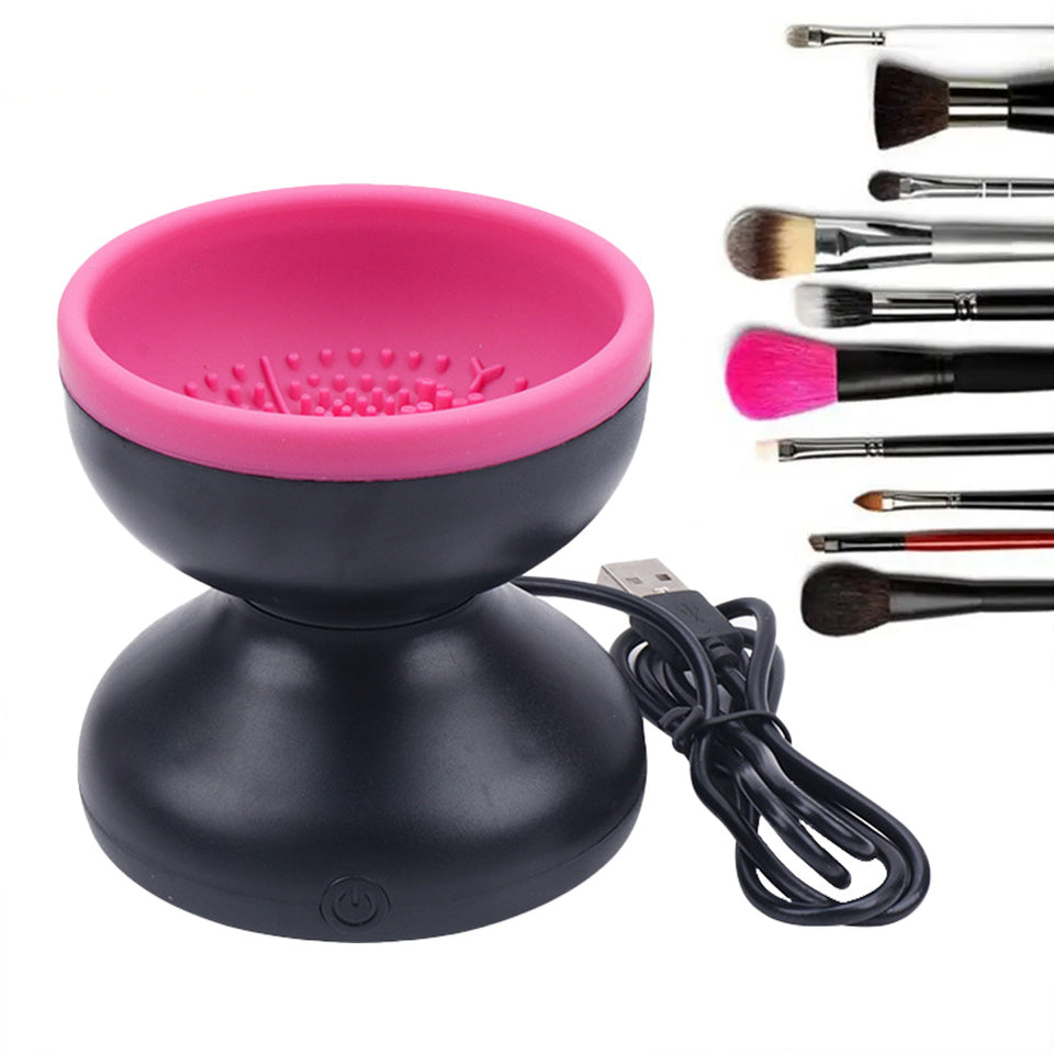 Electric Makeup Brush Cleaner Machine Portable Automatic USB C