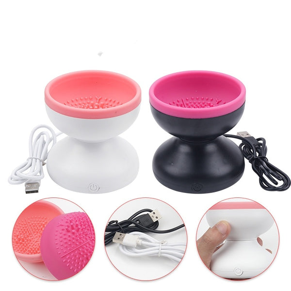 Electric Makeup Brush Cleaner Machine Portable Automatic USB C