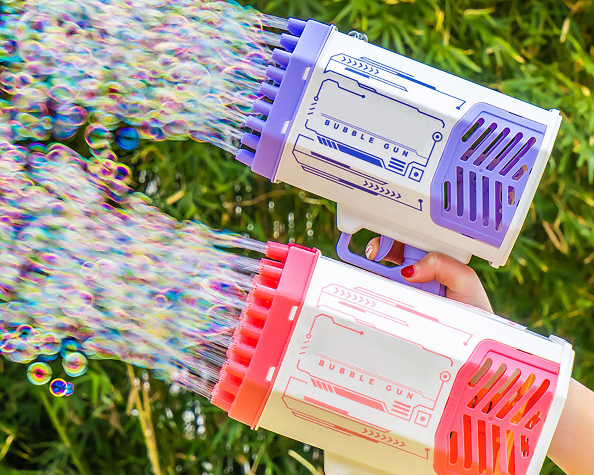 Bubble Gun Rocket 69 Holes Soap Bubbles